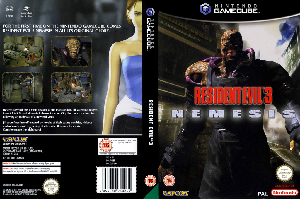 Resident Evil 3 Gamecube
